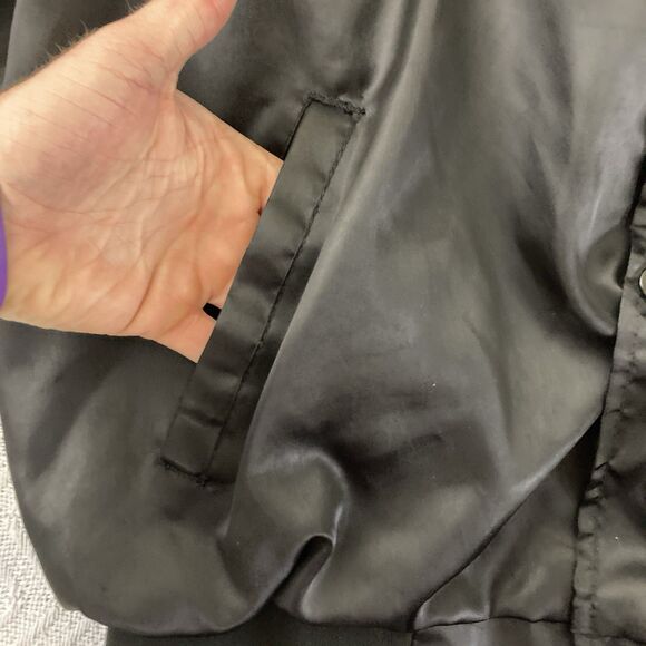 Vintage West Ark The Heartbeat of America Chevrolet Satin Bomber Jacket XL USA - Picture 5 of 15